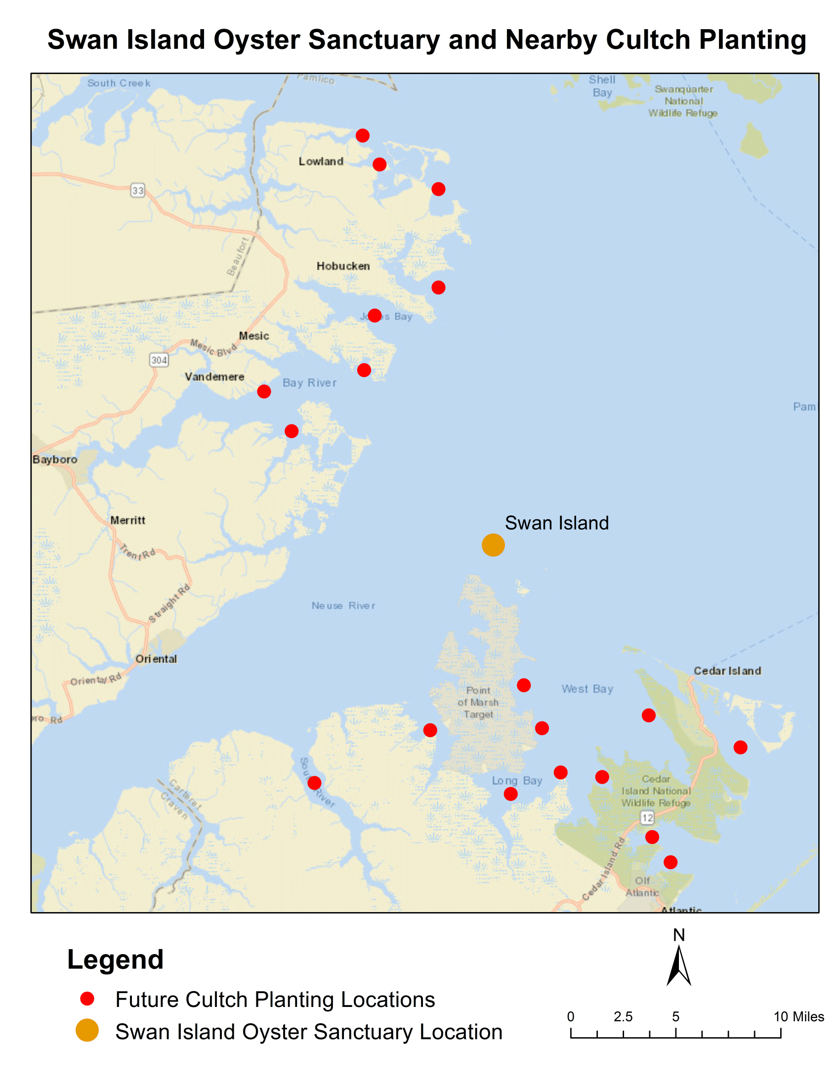 Update Swan Island Oyster Sanctuary North Carolina Oyster Blueprint